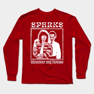 Kimono My House  //// Sparks Fan Art Design Long Sleeve T-Shirt